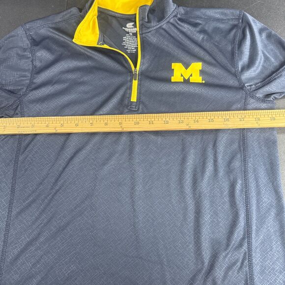 Women’s Small Michigan Wolverines Dri-Fit Quarter Zip Pull Over Shirt - Picture 5 of 7